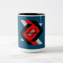 Recherche de gris bleu tasses Monogramme
