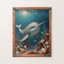 Recherche de narwhal puzzles Océan