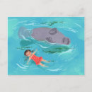 Recherche de lecture fille cartes postales Illustration