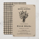 Suche nach rustic bridal shower einladungen Modern