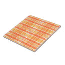 Recherche de plaid orange carreaux Jaune