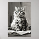 Suche nach gestreifte katze poster Cartoon