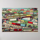 Recherche de transport ferroviaire art Rétro