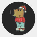 Recherche de laid autocollants Père noël