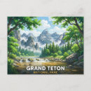 Recherche de teton cartes postales Du parc national