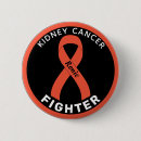 Recherche de ruban orange badges Cancer du rein