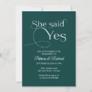 Suche nach she said yes einladungen Elegant