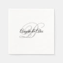 Recherche de gris clair serviettes Monogramme