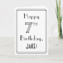 Recherche de 7ème anniversaire cartes 7 ans