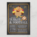 Recherche de football thanksgiving invitations Dinde