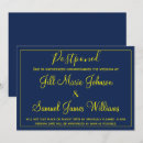 Recherche de bleu jaune invitations Élégant