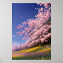 Suche nach rosa blüten auf baum poster Sakura