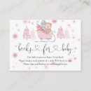 Suche nach rosa weihnachtsbaum einladungen Babydusche