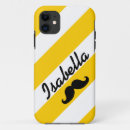 Recherche de moustache drôle iphone coques Monogramme