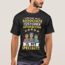 Recherche de satisfaction du client tshirts Associates