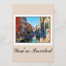 Recherche de venice invitations Gondole