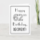 Suche nach 62 geburtstag karten 62 jahre alt