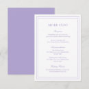 Suche nach lilac wedding einladungen Elegant
