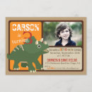 Recherche de triceratops invitations Préhistorique