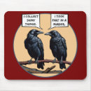 Recherche de corbeau tapis souris Noir