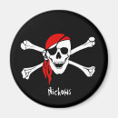 Recherche de drapeau pirate magnets Noir