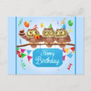 Recherche de hibou anniversaire cartes Enfants