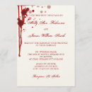 Recherche de vampire mariage invitations Sang