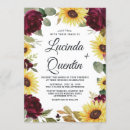 Recherche de tournesol mariage invitations De rustique