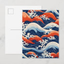 Recherche de motif vagues cartes postales Abstrait
