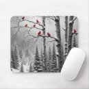 Suche nach kardinal vogel mousepads Schnee