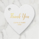 Recherche de mariage étiquettes cadeau Blanc