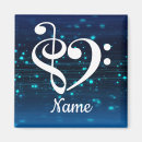 Recherche de note de coeur magnets Notes de musique