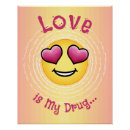 Recherche de emoji posters Amour