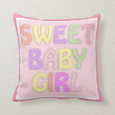 Recherche de petits pois coussins Baby girl