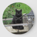 Recherche de murale de chat horloges Animaux
