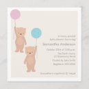Recherche de boys baby shower fille invitations Ours