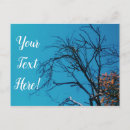Recherche de arbre jaune cartes postales Bleu