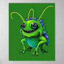 Recherche de sauterelle posters Vert