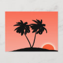 Suche nach sonnenuntergang silhouette postkarten Strand