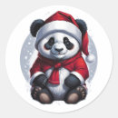 Recherche de panda noël autocollants Xmas