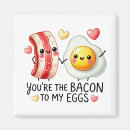 Recherche de petit déjeuner magnets Bacon