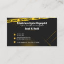 Recherche de détectives privés cartes visite Empreinte