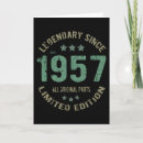 Recherche de 1957 vœux cartes Rétro