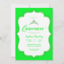 Recherche de emerald green quinceanera invitations Tiare