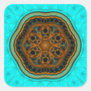 Recherche de motif géométrique coloré autocollants Brillant