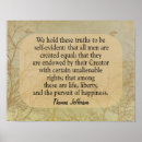 Recherche de citation thomas jefferson posters Nous tenons ces vérités