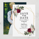 Recherche de burgundy save the dates Traditionnel