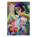 Suche nach frauen wein poster Dame