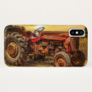 Recherche de tracteur ferme iphone coques Rouge