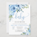 Recherche de floral baby shower garçon invitations Pour enfants